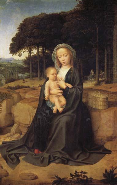 Gerard David Rest on the Flight into Egypt china oil painting image